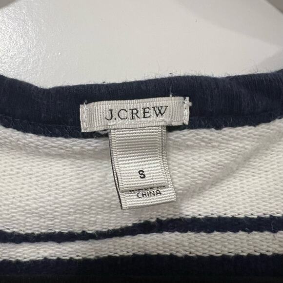 J Crew Women's Sleeveless Cotton Sundress Navy and White Stripes Size Small - Picture 3 of 9